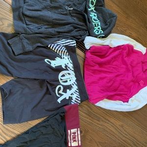 Small sweaters and small shorts